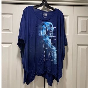 Disney Star Wars Rebel Shirt! Size: medium